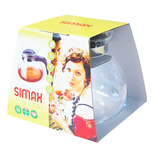 SIMAX 3892 Огнеупорна кана 1.50 л с капак, диам 15хН15 см
