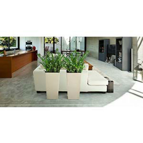 532 Кашпа ФИНЕЗИЯ 19х19х36 см, крем