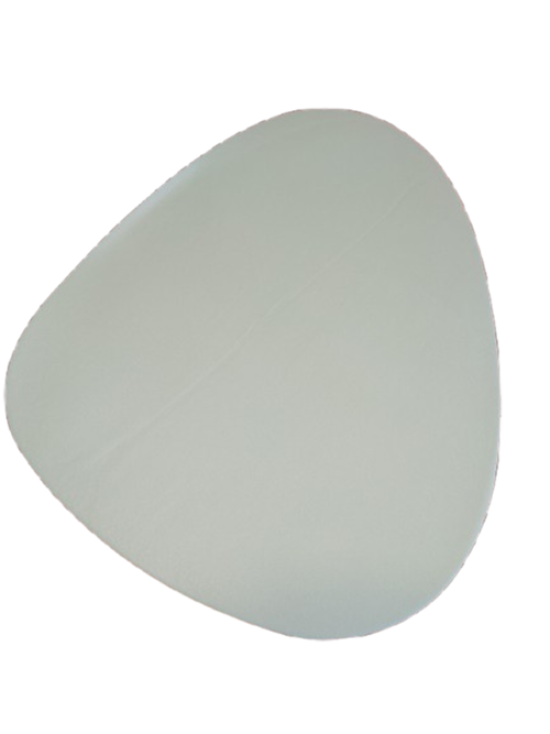 Кожена подложка за хранене, Двулицева, Син/Зелен