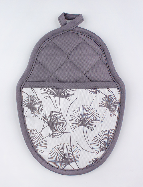 Силиконова кухненска ръкохватка 23см - сива