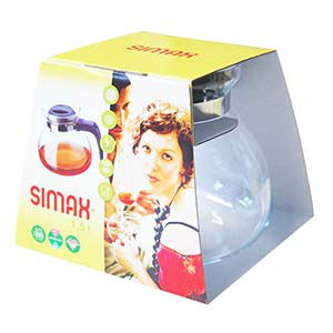 SIMAX 3892 Огнеупорна кана 1.50 л с капак, диам 15хН15 см