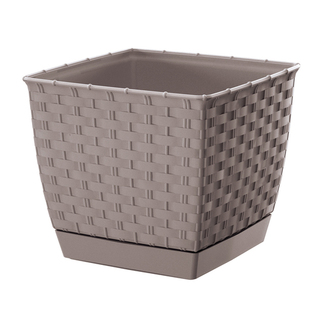 DRLK165 Кашпа Ratolla Square 16.5х16.5х14.2 см, 2.5 л, мока