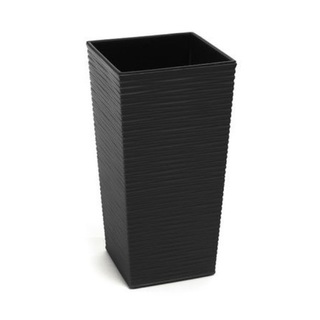 589 Кашпа ФИНЕЗИЯ РАЕ, 25х25х46.5 см, черна