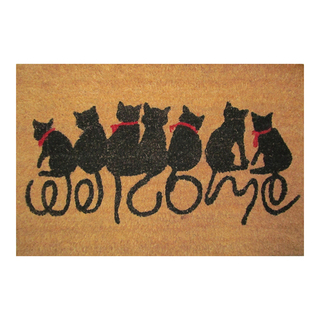 Изтривалка кокос/винил 40х60 см, Cats