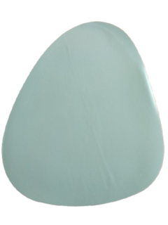 Кожена подложка за хранене, Двулицева, Синьо/Розово