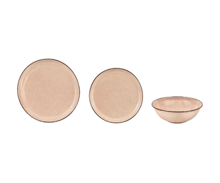 Сервиз за хранене 18  части  PASTEL MATTE  PALE POWDER